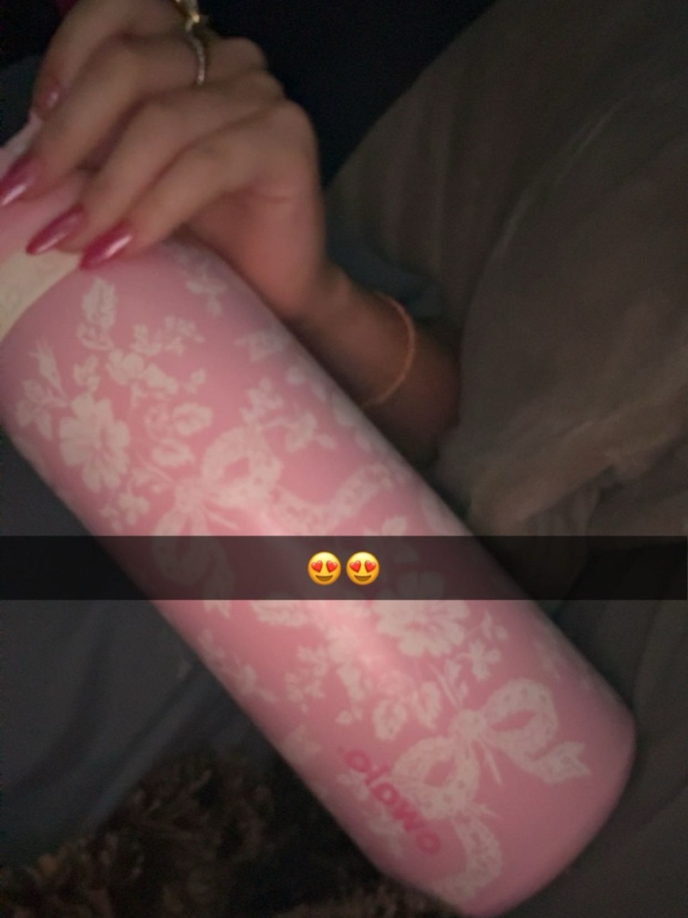 Pink Floral Insulated Tumbler
